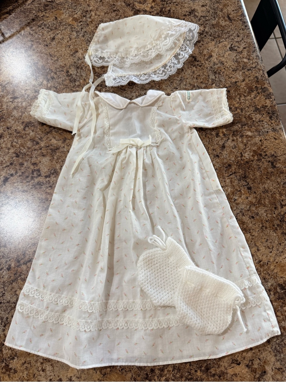 Cabbage Patch Kid Pink Rose Bud Gown